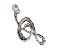 Musical Note Claw Clip, Metal Hair Clips in Musical Note Shape for Women, Non-Slip Strong Hairpins, Fancy Metal Hairpins for Girls, Perfect for Music Lovers and Stylish Hairdos Metal Hair Claw Clip