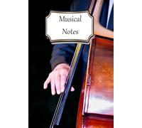 Musical Notes - Jazz Bass Journal: A Musician's Notebook Featuring a Plucking Hand - 6 x 9 Ruled Composition Book