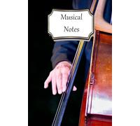 Musical Notes - Jazz Bass Journal: A Musician's Notebook Featuring a Plucking Hand - 6 x 9 Ruled Composition Book
