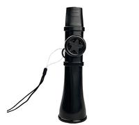 Musical Toy, Sound Maker, Bright Sound Fun Easy Play Beginner Friendly Child Safe Compact Design, Wind Instrument for Outdoor Play, 5.31x1.46x0.71Inches, Black, White