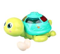 Musical Turtle Toy, Dibujos animados Huevo Laying Tortoise with Lights and Music, Interactive Crawling Animal for, Cognitive Learning, Classroom, Home, School, Enfermería, Cumpleaños