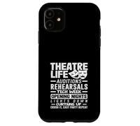 Musicales Teatro Vida Musical Amante Audiciones Ensayos Carcasa para iPhone 11
