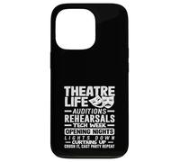 Musicales Teatro Vida Musical Amante Audiciones Ensayos Carcasa para iPhone 13 Pro