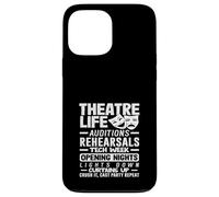 Musicales Teatro Vida Musical Amante Audiciones Ensayos Carcasa para iPhone 13 Pro Max