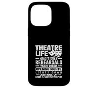 Musicales Teatro Vida Musical Amante Audiciones Ensayos Carcasa para iPhone 14 Pro Max