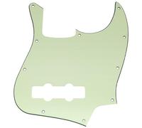 Musiclily 10 Agujeros Jazz Bass Pickguard Golpeador para Fender American/México Standard Bajo Estilo J, 3 capas Mint