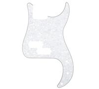 Musiclily 13 Agujeros Precision Bass Pickguard Golpeador para Fender American/México Standard Bajo Estilo P, 4 capas White Pearl