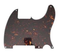 Musiclily 5 Agujeros Tele Pickguard Blanco Guitarra Golpeador para Guitarra Eléctrica Fender American/México Vintage 50s Esquire,4 capas Tortoise