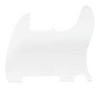 Musiclily 5 Agujeros Tele Pickguard Blanco Guitarra Golpeador para Guitarra Eléctrica Fender American/México Vintage 50s Esquire,1 capa Blanco