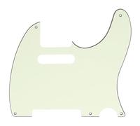 Musiclily 5 Agujeros Vintage TL Pickguard Golpeador 3 capa Mint Ivory | para Guitarra Eléctrica Fender Telecaster Standard American/México