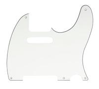 Musiclily 5 Agujeros Vintage TL Pickguard Golpeador 3 capas Aged White | para Guitarra Eléctrica Fender Telecaster Standard American/México