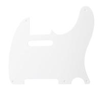 Musiclily 5 Agujeros Vintage TL Pickguard Guitarra Golpeador 1 capa Blanco | para Guitarra Eléctrica Fender Telecaster Standard American/México
