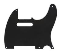 Musiclily 5 Agujeros Vintage TL Pickguard Guitarra Golpeador 3 capas Negro | para Guitarra Eléctrica Fender Telecaster Standard American/México