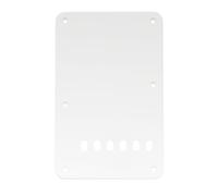 Musiclily 6 Agujeros Placa Trasera ST Vintage Tapa Trémolo 1 capa Blanco | para Guitarra Eléctrica Fender Stratocaster EE. UU./México Standard Estilo Moderno
