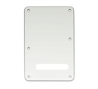Musiclily 6 Agujeros Placa Trasera Strat ST para Guitarra Eléctrica Fender American/México Standard Stratocaster Estilo Moderno,3 capas Pergamino