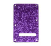 Musiclily 6 Agujeros Placa Trasera Strat ST para Guitarra Eléctrica Fender American/México Standard Stratocaster Estilo Moderno, 4 capas Purple Pearl
