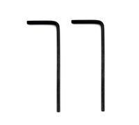 Musiclily Basic 1/16" Llave Allen de Acero para Ajuste Tornillo de Perilla Jazz Bass, Negro (Set de 2)