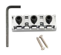 Musiclily Basic 43 mm Cejuela de Bloqueo Locking Nut para Trémolo Floyd Rose Guitarra Eléctrica, Cromado