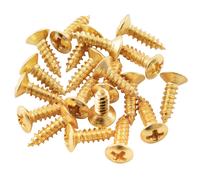 Musiclily Basic - Golpeador de guitarra (2,5 x 10 mm, rosca m trica, tornillos de montaje para tapa de alma, estilo Epiphone Les Paul, dorado) (j