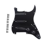 Musiclily Basic ST-SSS Golpeador Precableado com Mini Humbucker Negro | Rail Blade, Pastilla Humbucker Formato Single Coil Set, para Guitarra Eléctrica tipo Strat