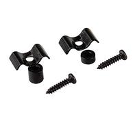 Musiclily Flat ondulado Vintage estilo Guitar String Tree Guías Retenedor para Fender Stratocaster Tele Parts, Negro (Pack de 4)