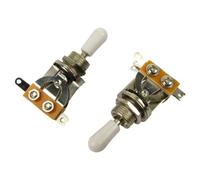 Musiclily Metric 3 Camino recto corto Toggle Switch pastilla para guitarra (Pack de 2)