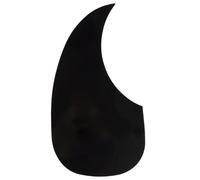 Musiclily Oversize Autoadhesivo Pickguard Forma de Lágrima Golpeador para Zurdos Guitarra Acústica Estilo Martin D28, Negro