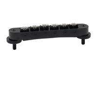 Musiclily Pro 10,4mm Roller Puente Tune-O-Matic con Postes M4 para Guitarra Eléctrica tipo Les Paul, Negro