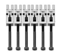 Musiclily Pro 10,8mm Doble Locking Tremolo Systyem Locked Silleta Saddles para Guitarra Eléctrica Floyd Rose Puente, Cromado(Set de 6)