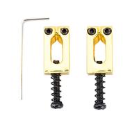 Musiclily Pro 10,8mm Moderno Silletas para Guitarra Eléctrica Import Strat Tele Puente Wilkinson Serie M, Dorado (Juego de 2)