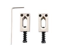 Musiclily Pro 10,8mm Moderno Silletas para Guitarra Eléctrica Import Strat Tele Puente Wilkinson Serie M, Níquel (Juego de 2)