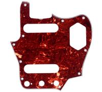 Musiclily Pro 10 Agujeros Estilo Vintage 65 60s Pickguard Golpeador para Fender American Jaguar, 4 capas Vintage Tortoise