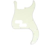 Musiclily Pro 10 Agujeros Pickguard de Bajo P-Style Golpeador para JPN Fender Japan Precision Bass de 4 Cuerdas,3 capas Marfil