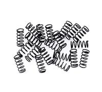 Musiclily Pro 10x4,5mm Muelles Selleta de Acero para Puente Guitarra Eléctrica Strat Tele, Negro (Juego de 20)