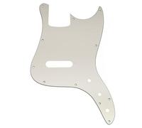 Musiclily Pro 11 Agujeros Bajo Golpeador Pickguard para Squier Sonic Bronco Bass, 3 capas Aged White