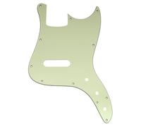 Musiclily Pro 11 Agujeros Bajo Golpeador Pickguard para Squier Sonic Bronco Bass, 3 capas Mint Green
