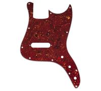 Musiclily Pro 11 Agujeros Bajo Golpeador Pickguard para Squier Sonic Bronco Bass, 4 capas Vintage Tortoise