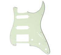 Musiclily Pro 11 Agujeros HSS ST Pickguard Golpeador 3 capas Vintage Mint | para Guitarra Eléctrica Fender Strat USA/México Standard Estilo Moderno