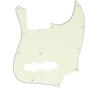 Musiclily Pro 11 Agujeros Pickguard de Bajo Estilo J Golpeador para JPN Fender Japan de 4 Cuerdas,3 capas Marfil