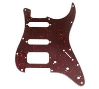 Musiclily Pro 11 Agujeros ST Golpeador Pickguard para Guitarra Eléctrica Squier Sonic Strat HSS, 4 capas Tortoise Shell