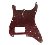Musiclily Pro 11 Agujeros ST Golpeador Pickguard para Guitarra Eléctrica Squier Sonic Strat HT H, 4 capas Tortoise Shell