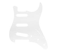 Musiclily Pro 11 Agujeros ST Golpeador Pickguard para Guitarra Eléctrica Squier Sonic Strat SSS, Transparente