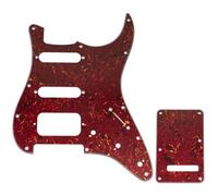 Musiclily Pro 11 Agujeros ST Golpeador y Placa Trasera para Guitarra Eléctrica Squier Sonic Strat HSS, 4 capas Vintage Tortoise