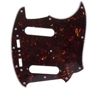 Musiclily Pro 12 Agujeros Pickguard Golpeador de Guitarra for JPN Made Fender Japan Mustang, 4 capas Tortoise