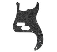 Musiclily Pro 13 Agujeros Bajo Golpeador Pickguard 4 capas Black Pearl | para Squier Sonic Precision Bass