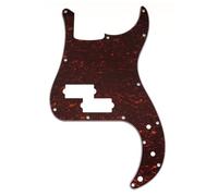 Musiclily Pro 13 Agujeros Bajo Golpeador Pickguard 4 capas Red Tortoise | para Squier Sonic Precision Bass