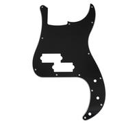 Musiclily Pro 13 Agujeros Bajo Golpeador Pickguard para SQ Affinity PJ Precision Bass, 3 capas Negro