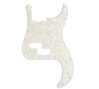 Musiclily Pro 13 Agujeros Estilo Moderno P Bass Pickguard Golpeador para Bajo Precision Bass de Fabricación Americana de 4 Cuerdas,4 capas Parchment Pearl