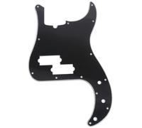 Musiclily Pro 13 Agujeros Estilo Moderno P Bass Pickguard Golpeador para Bajo Precision Bass de Fabricación Americana de 4 Cuerdas,3 capas Negro