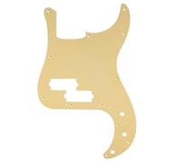 Musiclily Pro 13 Agujeros Golpeador P-Bass para Bajo Fender American Standard Precision Bass, Gold Anodized
